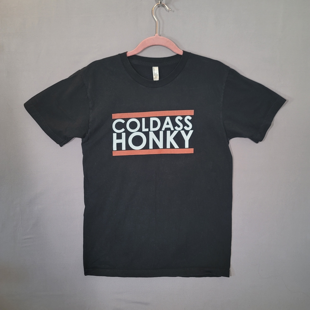American Apparel Black Graphic T-Shirt Size Medium